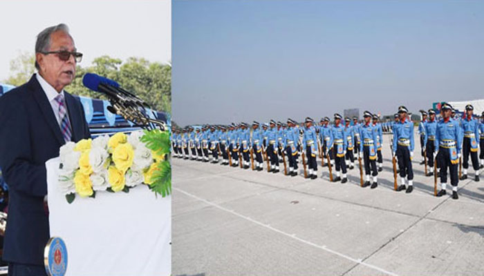 বাংলাদেশ বিমান বাহিনী জাতির গর্ব: রাষ্ট্রপতি