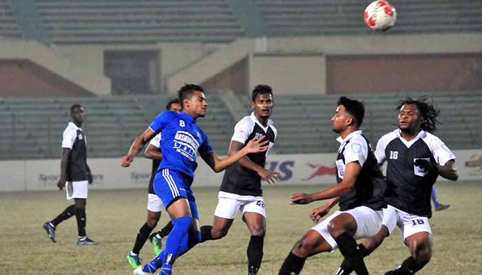 শেখ রাসেল-মোহামেডান পয়েন্ট ভাগাভাগি