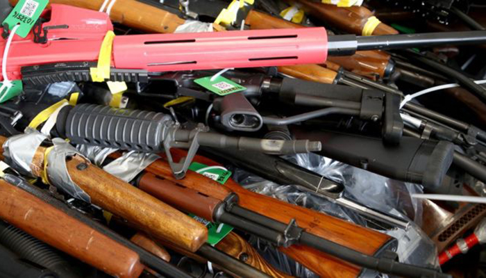 ৫৬ হাজার অস্ত্র জমা নিউজিল্যান্ডে