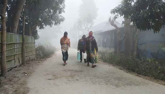 শীতের কাঁপুনি নিয়েই কাজের সন্ধান