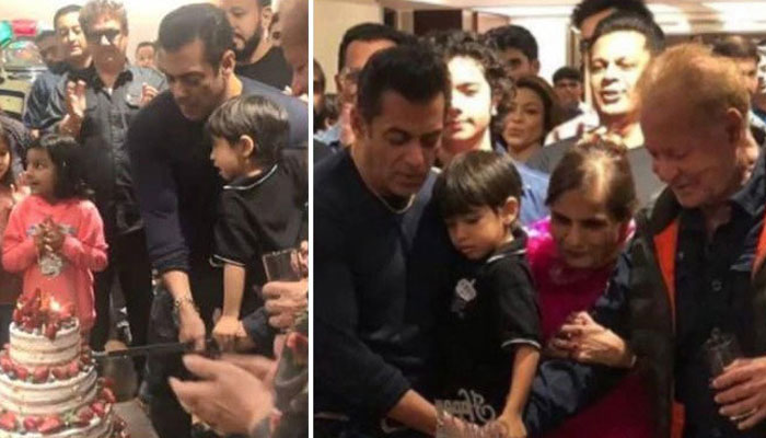 পরিবারের সঙ্গে কেক কাটলেন সালমান