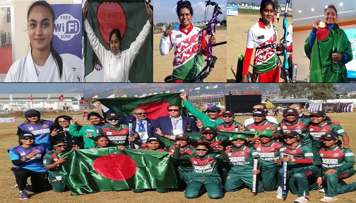 ১৯টি স্বর্ণের মধ্যে ৯টি’ই মেয়েদের