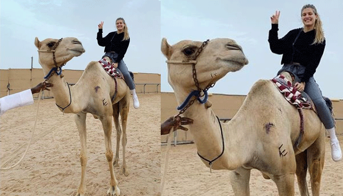 কোয়ারেন্টাইন থেকে পালিয়ে মরুভূমিতে টেনিস সুন্দরী!