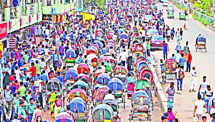 ঢাকার রিকশায় শৃঙ্খলা কত দূর