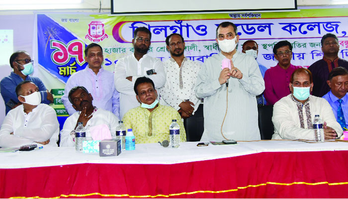 সাবের হোসেন চৌধুরী : বঙ্গবন্ধুকে শ্রদ্ধা জানাতে গড়ি সোনার বাংলা