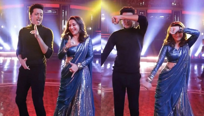 এবার কাঁচা বাদামের তালে নাচলেন মাধুরী, সঙ্গী রীতেশ