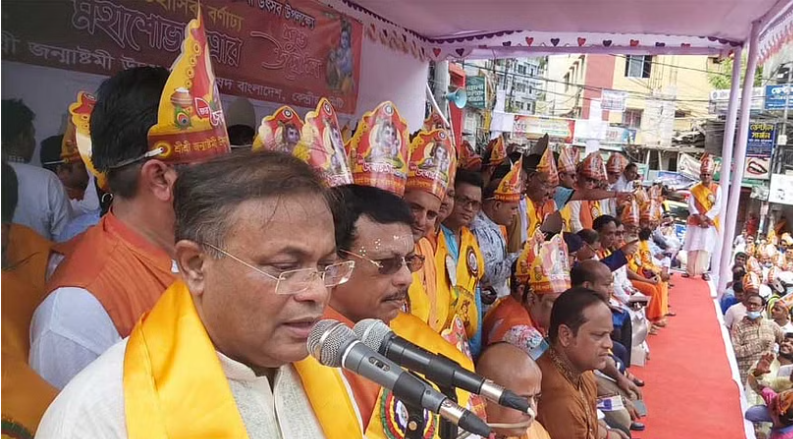 আঘাত এলে প্রতিরোধ করুন: জন্মাষ্টমীর শোভাযাত্রায় তথ্যমন্ত্রী