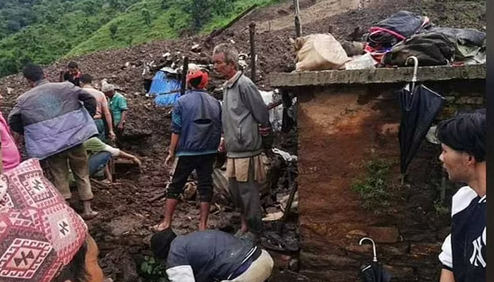 নেপালে ভূমিধস ১৪ মৃত্যু, ১০ নিখোঁজ