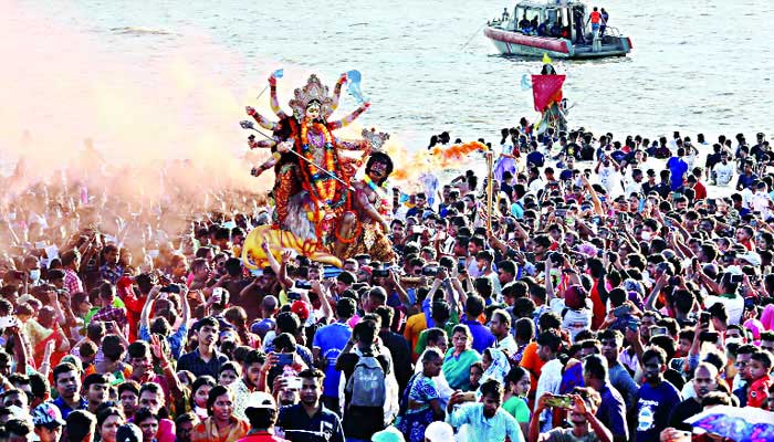 নির্বিঘ্নে শেষ হলো শারদীয় দুর্গোৎসব