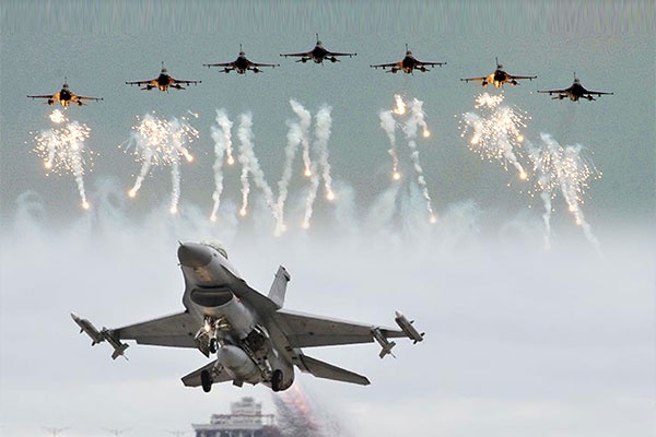 নজিরবিহীন সামরিক মহড়ায় যুক্তরাষ্ট্র-দক্ষিণ কোরিয়া