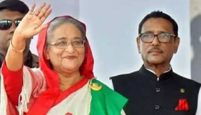 ওবায়দুল কাদেরের প্রশংসায় পঞ্চমুখ প্রধানমন্ত্রী