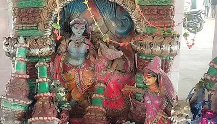 ঠাকুরগাঁওয়ে এক রাতে ১৪ মন্দিরের প্রতিমা ভাঙচুর