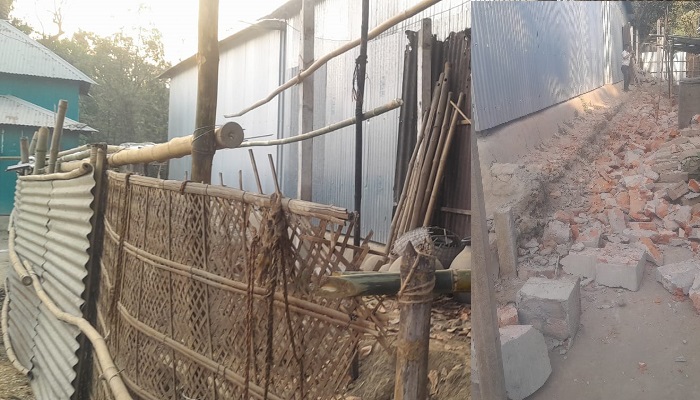 নাগরপুরে বসত বাড়িতে হামলা ভাংচুর, নারী আহত