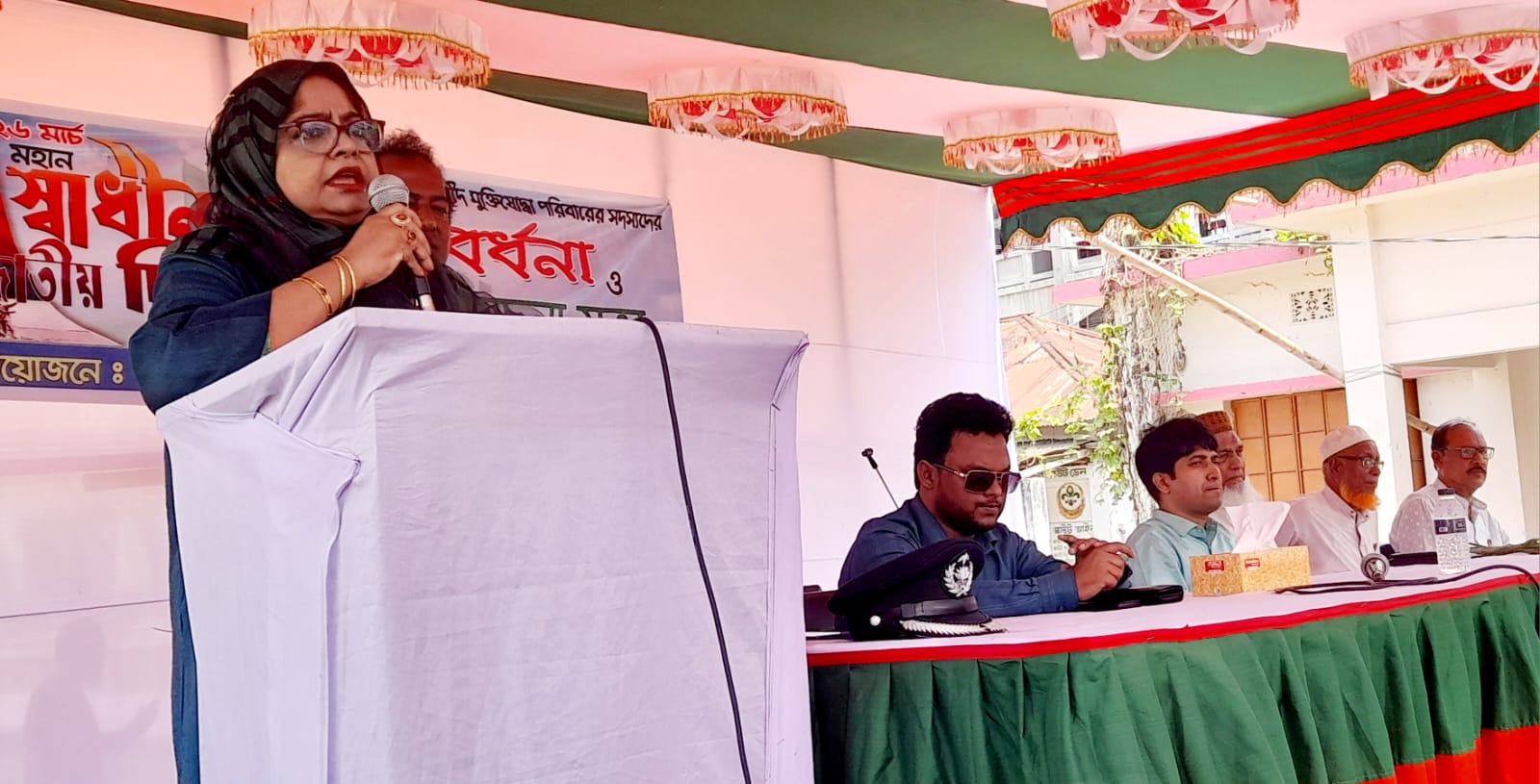 বাকেরগঞ্জে বীর মুক্তিযোদ্ধাদের সংবর্ধনা
