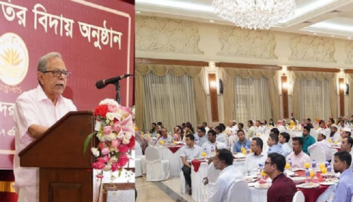 রাষ্ট্রপতির রাজকীয় বিদায়ের প্রস্তুতি