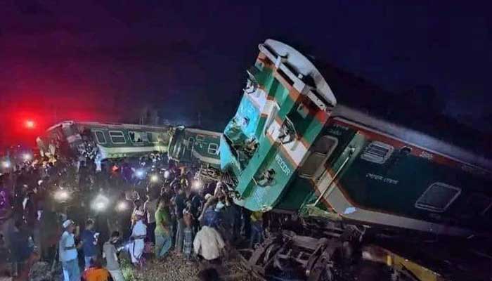 কুমিল্লায় ট্রেনের ৭ বগি লাইনচ্যুতির ঘটনায় অর্ধশতাধিক আহত