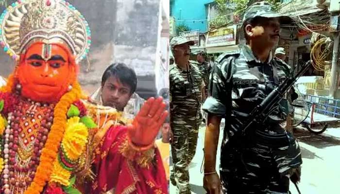 পশ্চিমবঙ্গে নজিরবিহীন নিরাপত্তা, রাস্তায় কেন্দ্রীয় বাহিনী