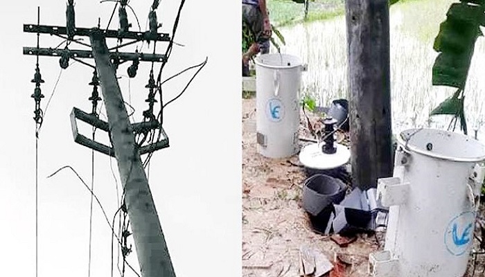 শ্রীনগরে ট্রান্সফরমার চুরির সময় বৈদ্যুতিক শকে আহত চোর আটক