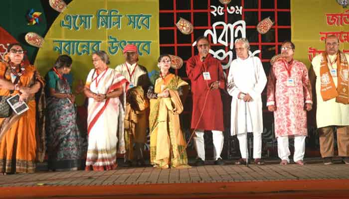 চারুকলায় নৃত্য গীতে নবান্ন উৎসব উদযাপন