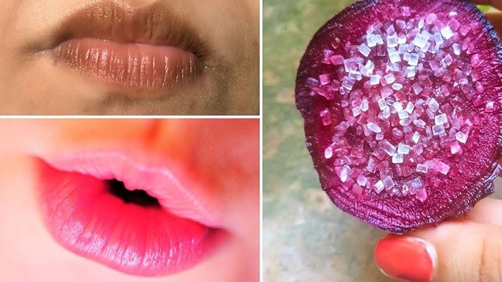 ঠোঁট গোলাপি করার ঘরোয়া উপায়