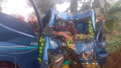 সুনামগঞ্জে সড়ক দুর্ঘটনায় তিন ব্যবসায়ী নিহত