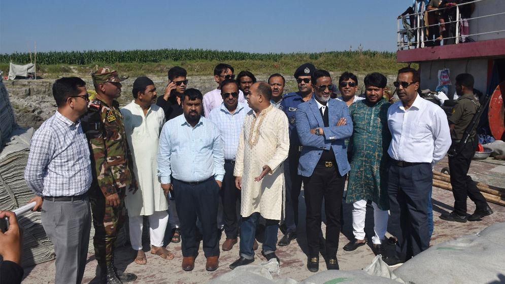 ৯৪ কোটি টাকা ব্যয়ে পদ্মার তীর সংরক্ষণ কাজ শুরু