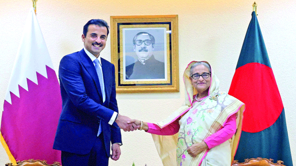 কাতারের আমিরের সফরে  কী পেল বাংলাদেশ