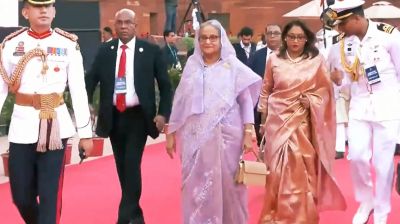 নরেন্দ্র মোদির শপথ অনুষ্ঠানে প্রধানমন্ত্রী শেখ হাসিনা