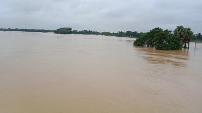 ২৭ বছরের রেকর্ড ভেঙে বিপৎসীমার ওপরে গোমতীর পানি