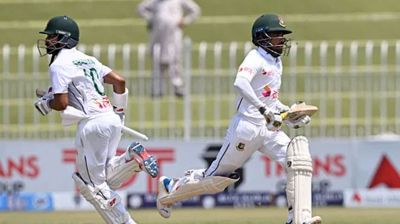সাদমানের ফিফটি, প্রথম সেশন বাংলাদেশের