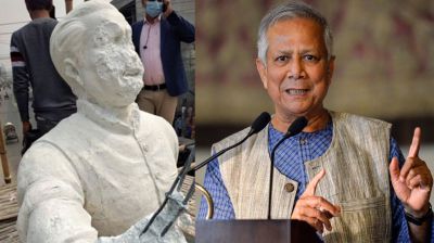 বঙ্গবন্ধুর মূর্তি ভাঙচুর নিয়ে যা বললেন ড. ইউনূস