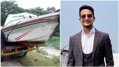 দুই স্পিডবোট নিয়ে ফেনীতে তাসরিফ