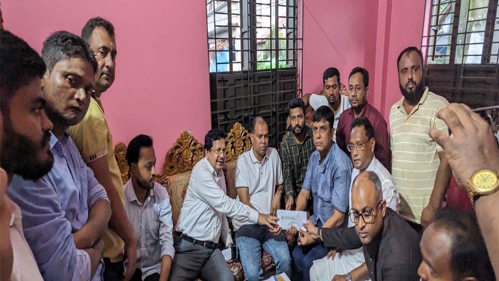 ছাত্র আন্দোলনে নিহত সাদের পরিবারের পাশে তারেক রহমান