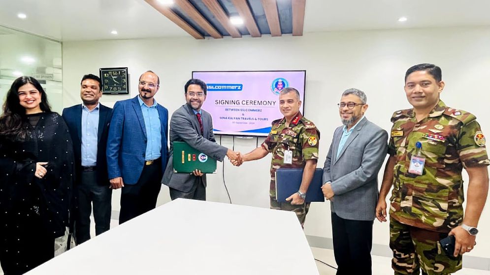 সেনা কল্যাণ ট্রাভেলসকে ডিজিটাল পেমেন্ট সুবিধা দেবে এসএসএলকমার্জ
