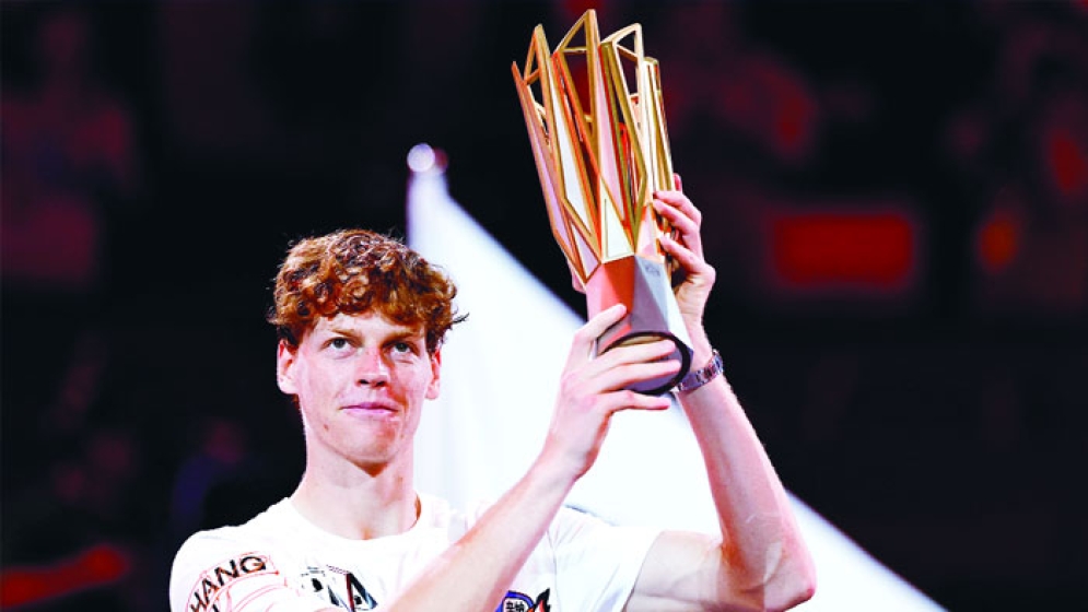 জকোভিচকে হারিয়ে সিনারের শিরোপা