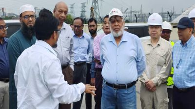 বাখরাবাদ পাইপলাইন প্রকল্প পরিদর্শনে গেলেন জ্বালানি উপদেষ্টা