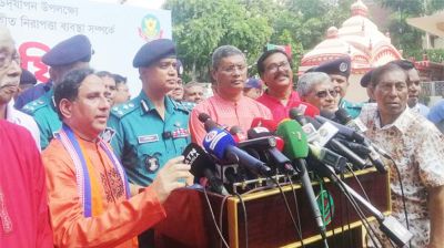  দুর্গাপূজা ঘিরে ঢাকায় নিরাপত্তা ঝুঁকি নেই