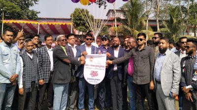 গৌরনদীতে বালক-বালিকা অনূর্ধ্ব-১৭ জাতীয় গোল্ডকাপ ফুটবল টুর্নামেন্টের উদ্বোধন