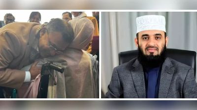 মা-ছেলের আলিঙ্গন, ফেসবুক স্ট্যাটাসে যা লিখলেন মিজানুর রহমান আজহারী