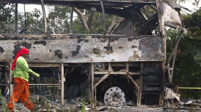 মেক্সিকোতে বাস-ট্রাক সংঘর্ষে নিহত ৪১