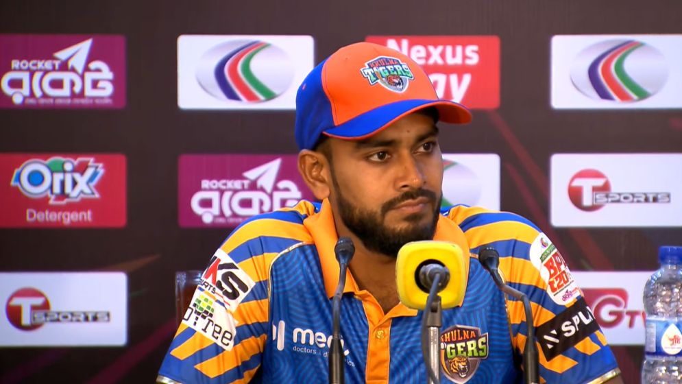 হারের দায় যাকে দিলেন খুলনা অধিনায়ক মিরাজ