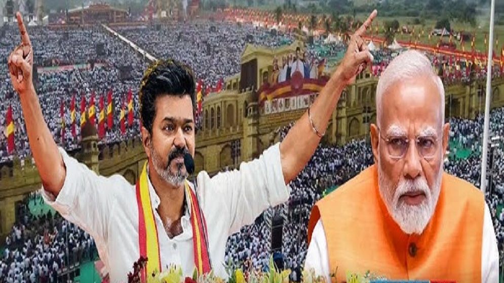 মোদিকে ডুবিয়ে দিতে যাচ্ছেন সুপারস্টার থালাপতি বিজয়!