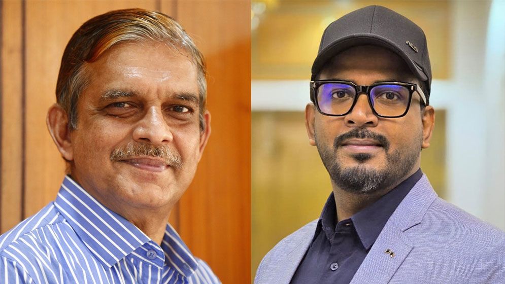 অনলাইন এডিটরস অ্যালায়েন্সের সভাপতি হাসান শরীফ, সম্পাদক মিজানুর রহমান সোহেল