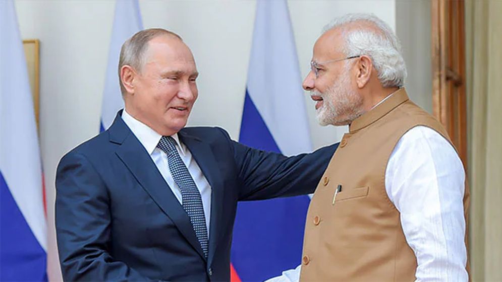 রাশিয়ার সঙ্গে ১০ হাজার কোটি ডলারের বাণিজ্যচুক্তি স্বাক্ষর ভারতের