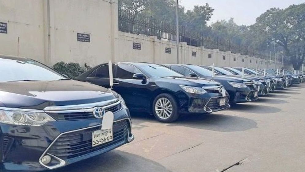 নতুন মন্ত্রীদের জন্য প্রস্তুত ৫০ গাড়ি