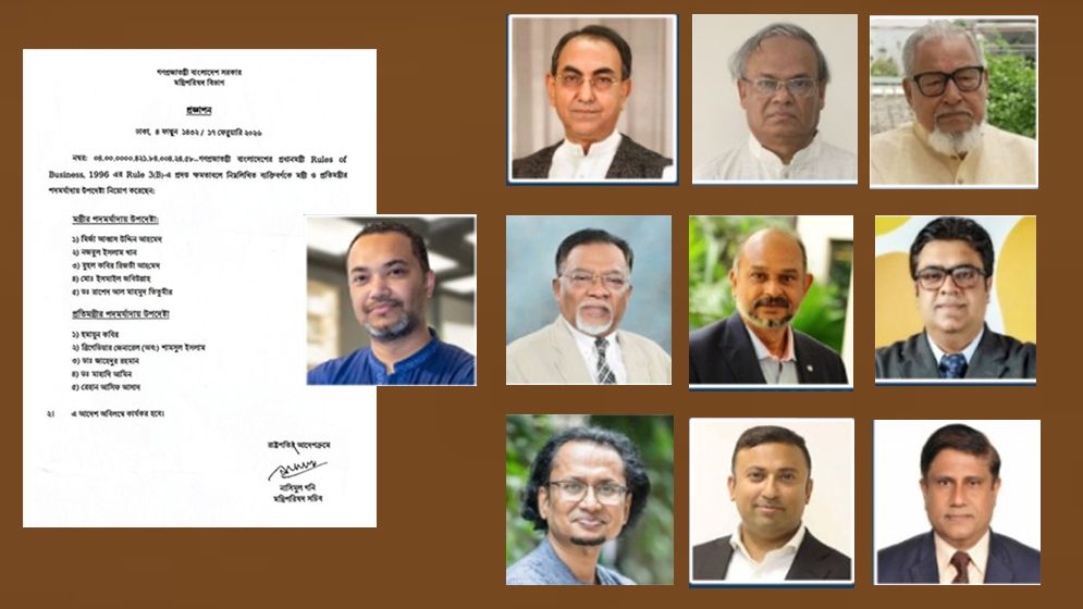 আব্বাস-রিজভীসহ ১০ জনকে প্রধানমন্ত্রীর উপদেষ্টা হিসেবে নিয়োগ