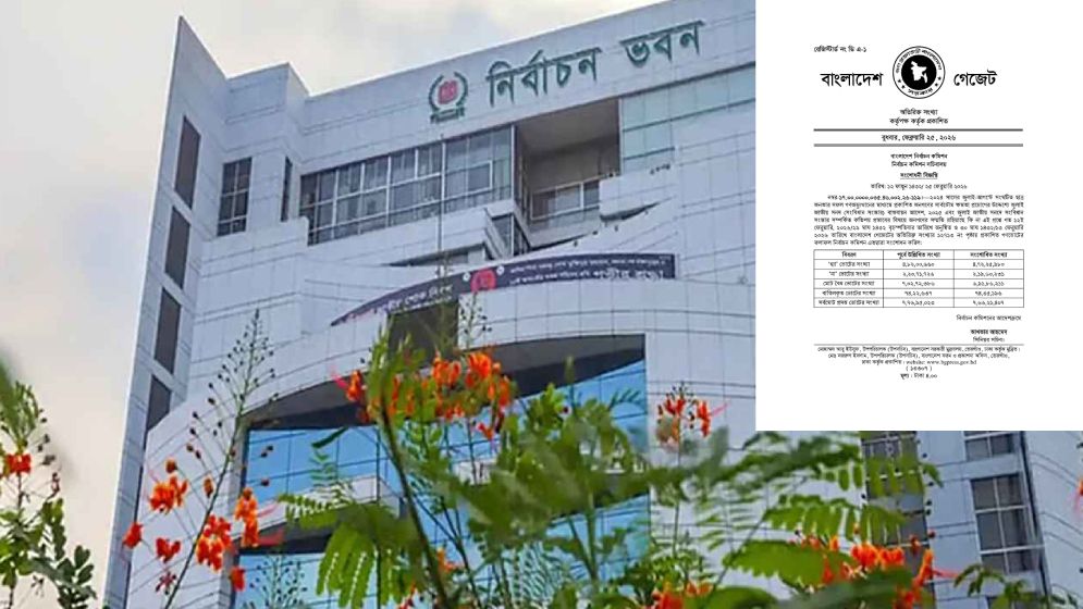 গণভোটের সংশোধিত ফলাফলে গেজেট প্রকাশ