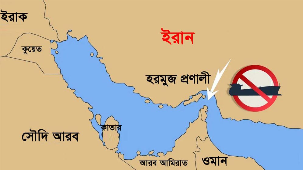 হরমুজ প্রণালীতে জাহাজ চলাচল বন্ধ করল ইরান
