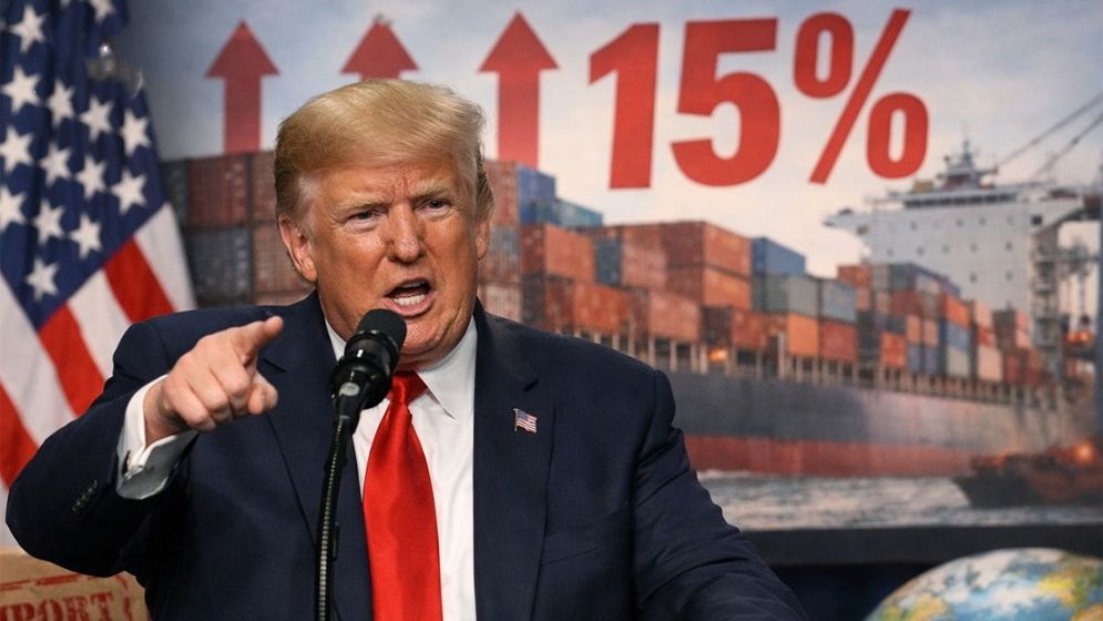 বিশ্বের সব দেশের ওপর ১৫ শতাংশ শুল্ক ঘোষণা ট্রাম্পের