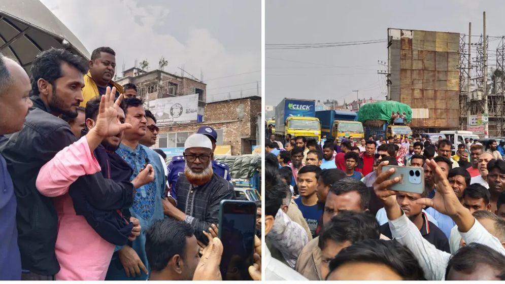 বিক্ষুব্ধ জনতা মরদেহ নিয়ে মহাসড়ক অবরোধ